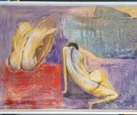 Ahuva Muzikansky, Mixed media on canvas, 54 by 74 cm