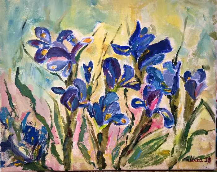 Elena Makonovitsky, Acrylic on canvas, 40 by 50 cm by Yotzrim-Israeli Art Gallery