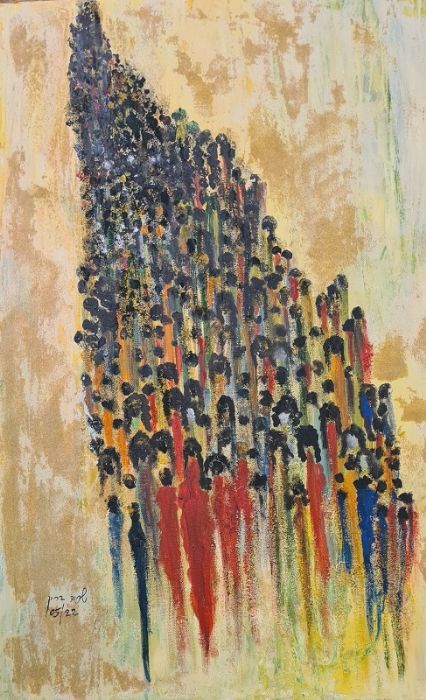 Sarah Brin, Acrylic on canvas, 60 by 40 cm by Yotzrim-Israeli Art Gallery