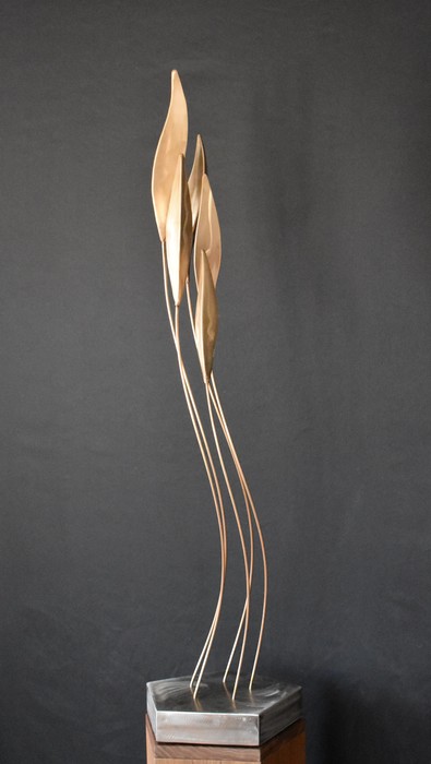 Bronze Spiral Pods by Haynie Daniel B
