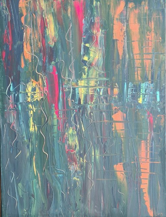 Sarah Brin, Acrylic on canvas, 40 by 30 cm by Yotzrim-Israeli Art Gallery