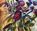 Elena Makonovitsky, Acrylic on canvas, 50 by 40 cm