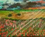 Sarah Brin, Acrylic on canvas, 50 by 100 cm