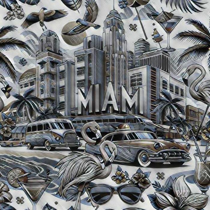 South Beach, Miami USA by RAZZ M'TAZZ