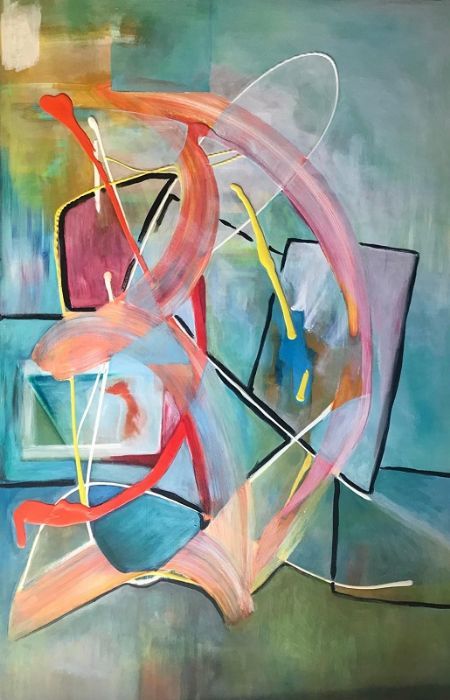 Anat Tarshish Gonen - Acrilyc on canvas, 120 by 80 cm by Yotzrim-Israeli Art Gallery