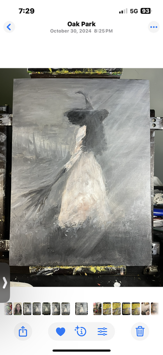 Witch landing by Vanessa Talcott Kendrick