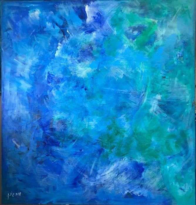 Anat Tarshish Gonen - Acrilyc on canvas, 100 by 100 by Yotzrim-Israeli Art Gallery