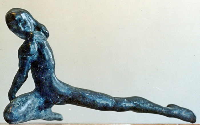  Daniel Baharier,  Bronze statue, H. 10 cm by Yotzrim-Israeli Art Gallery