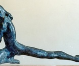  Daniel Baharier,  Bronze statue, H. 10 cm