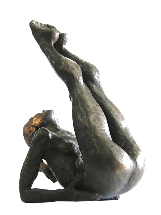 Daniel Baharier,  Bronze statue, H. 32 cm