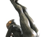 Daniel Baharier,  Bronze statue, H. 32 cm