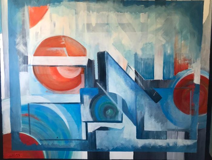 Anat Tarshish Gonen - Acrilyc on canvas, 100 by 120 cm by Yotzrim-Israeli Art Gallery