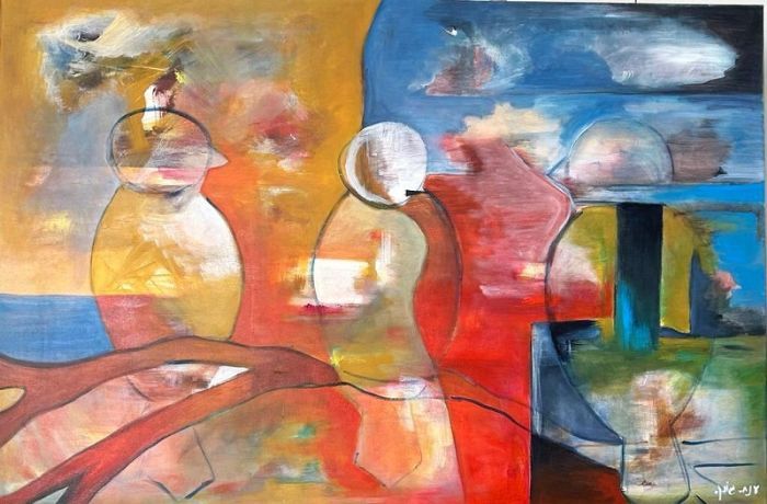 Anat Tarshish Gonen - Acrilyc on canvas, 80 by 120 cm by Yotzrim-Israeli Art Gallery
