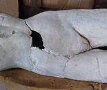 Daniel Baharier,  Cement fondou statue, H. 79 cm