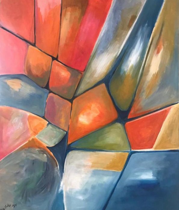 Anat Tarshish Gonen - Acrilyc on canvas, 120 by 100 cm