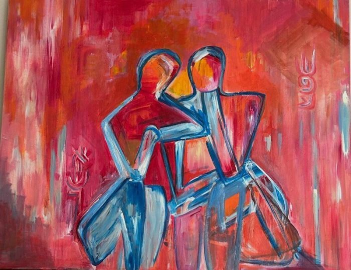 Anat Tarshish Gonen - Acrilyc on canvas, 60 by 100 cm