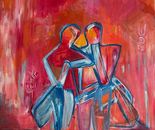 Anat Tarshish Gonen - Acrilyc on canvas, 60 by 100 cm