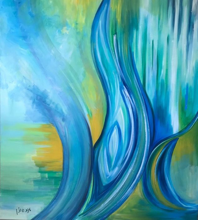 Anat Tarshish Gonen - Acrilyc on canvas, 90 by 80 cm