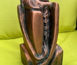 Femme accroupie Art Déco d’après Dalí