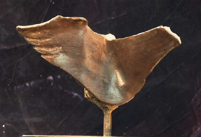 Daniel Baharier,  Bronze statue, H. 25 cm by Yotzrim-Israeli Art Gallery