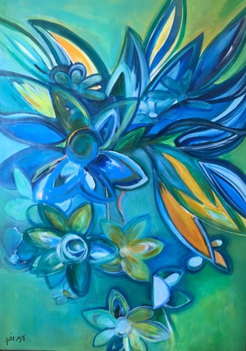 Anat Tarshish Gonen - Acrilyc on canvas, 100 by 70 cm by Yotzrim-Israeli Art Gallery