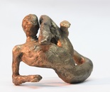 Daniel Baharier,  Bronze statue, H. 13.5 cm