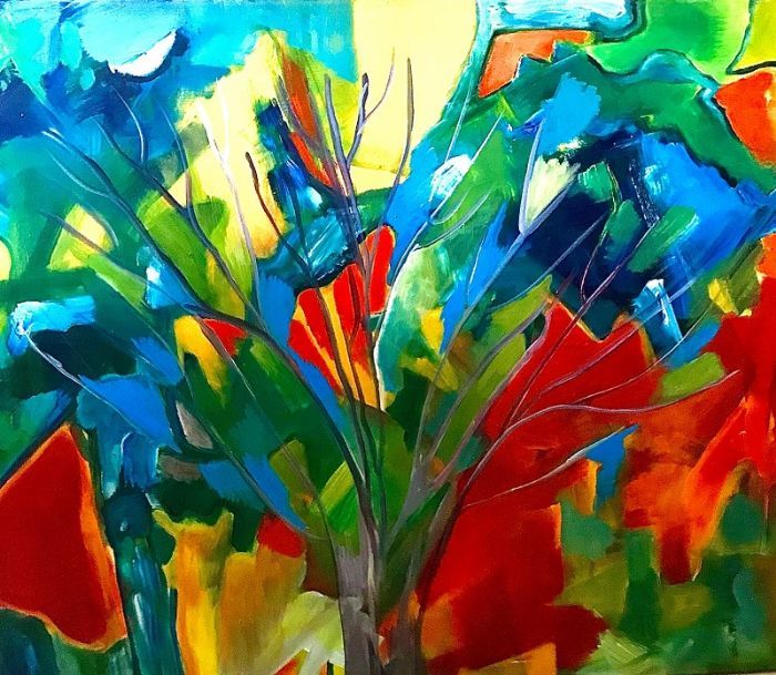 Anat Tarshish Gonen - Acrilyc on canvas, 100 by 120 cm by Yotzrim-Israeli Art Gallery