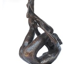 Daniel Baharier,  Bronze statue, H. 35 cm