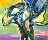 Anat Tarshish Gonen - Acrilyc on canvas, 120 by 100 cm