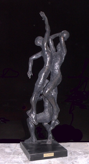 Daniel Baharier,  Bronze statue, H. 133 cm by Yotzrim-Israeli Art Gallery