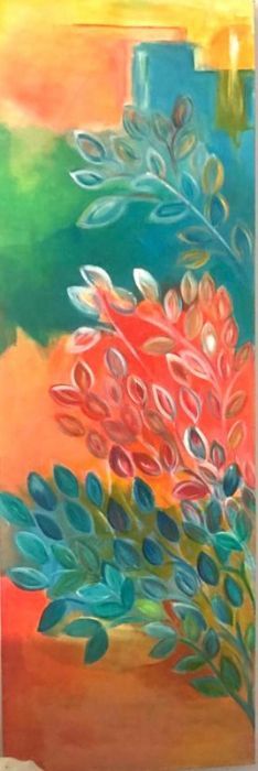 Anat Tarshish Gonen - Acrilyc on canvas, 110 by 40 cm by Yotzrim-Israeli Art Gallery
