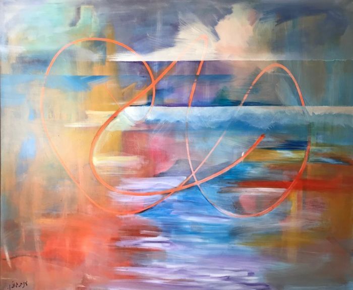 Anat Tarshish Gonen - Acrilyc on canvas, 100 by 120 cm by Yotzrim-Israeli Art Gallery