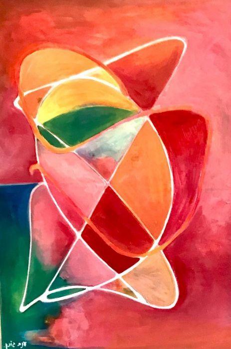 Anat Tarshish Gonen - Acrilyc on canvas, 100 by 70 cm by Yotzrim-Israeli Art Gallery