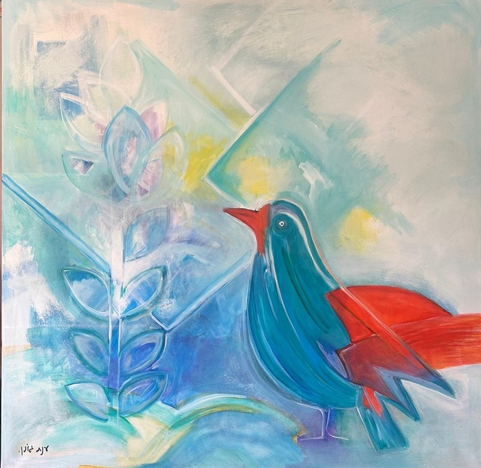 Anat Tarshish Gonen - Acrilyc on canvas, 100 by 100 cm