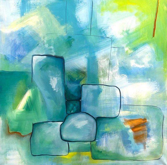 Anat Tarshish Gonen - Acrilyc on canvas, 100 by 100 cm