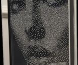  Olga Cogan, Acrylic frame and crystal stones on cardboard, 30 by 20 cm