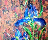 Irises, lilies