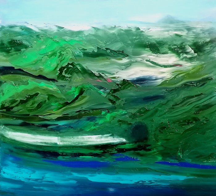 Entrance To The Tunnel or What The Mountains Hide by Dan Zyzniewski