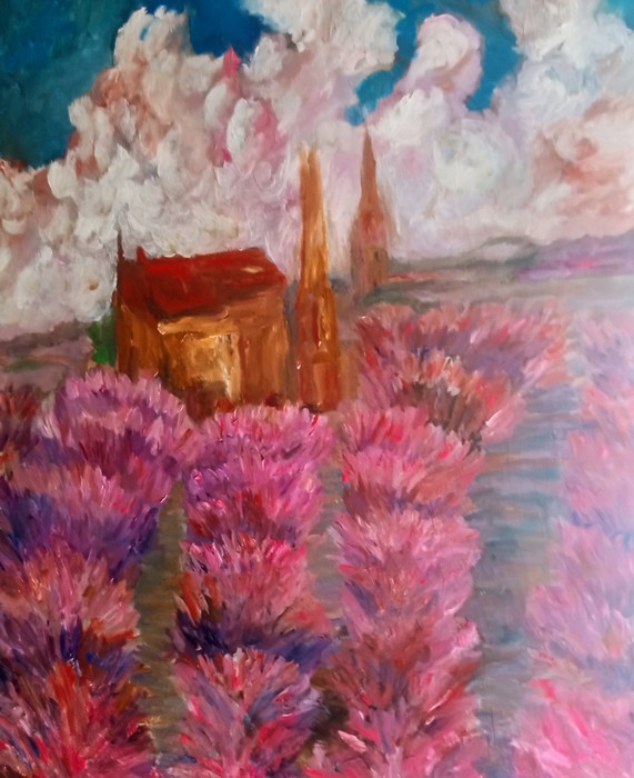 Lavender in Pinks