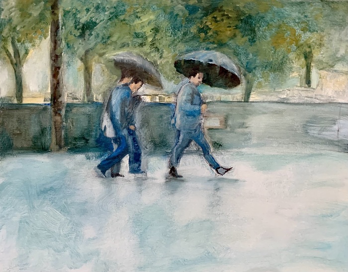 Walking in the Rain by Anthony Flake