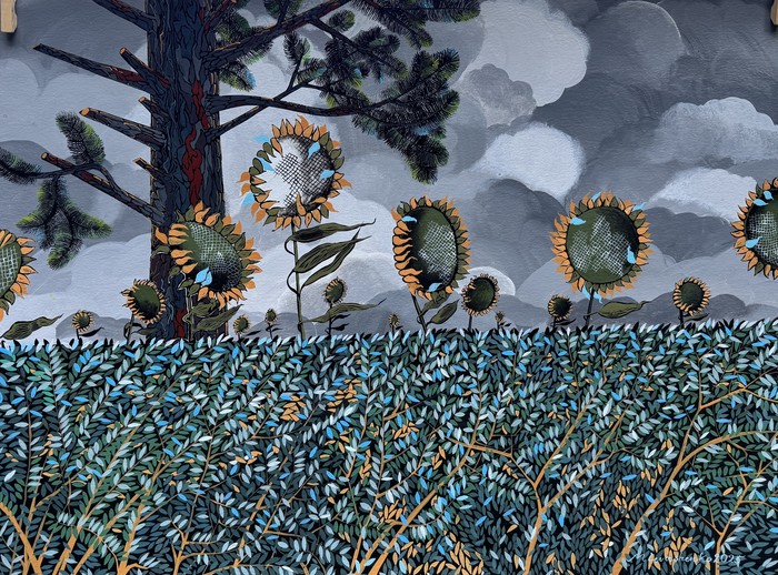 sunflowers field