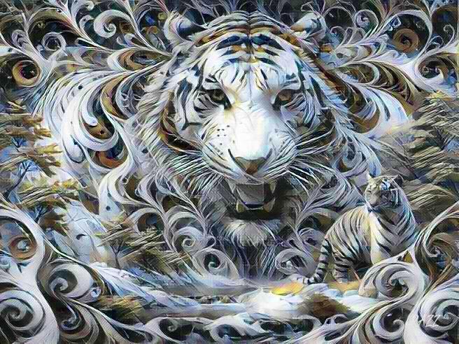 Tiger Camouflage  by RAZZ M'TAZZ