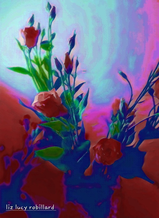 Zappy flora by Liz Lucy Robillard