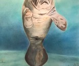 Manatee in Pastels 