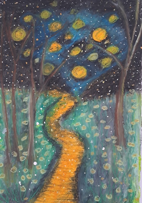 Whispers Beneath the Golden Sky by Laura Bernardeschi Nelson