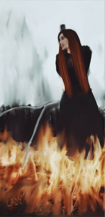 Burning  by LADY MARYONS