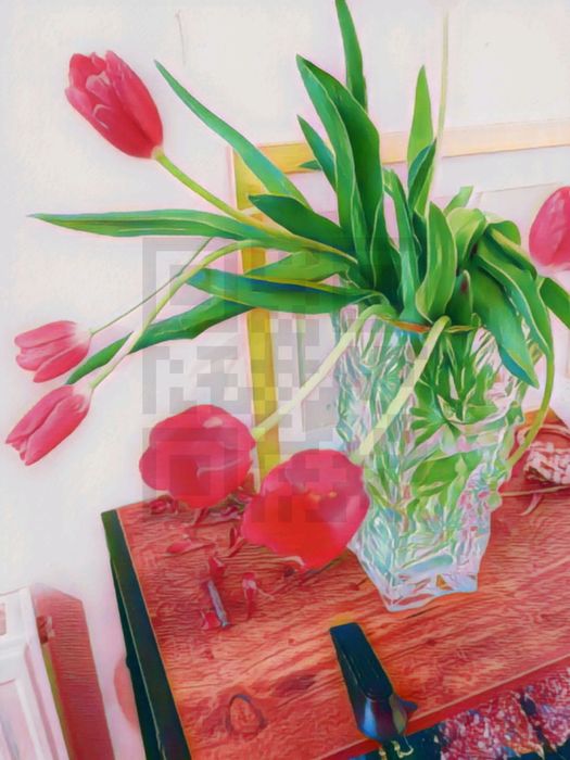 Tulip Hockney by Liz Lucy Robillard