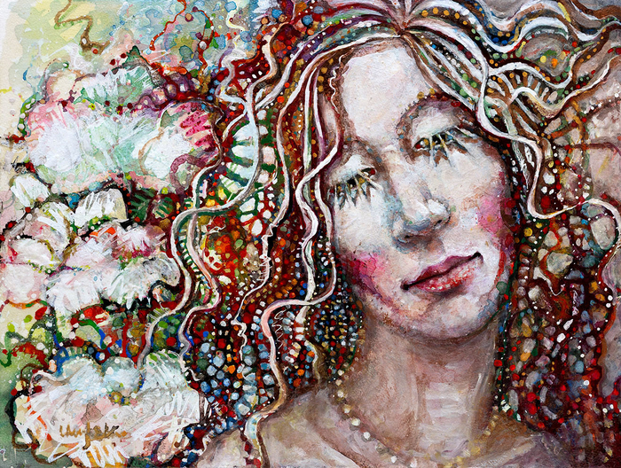 Among the Hibicus by Cheryl Elmo