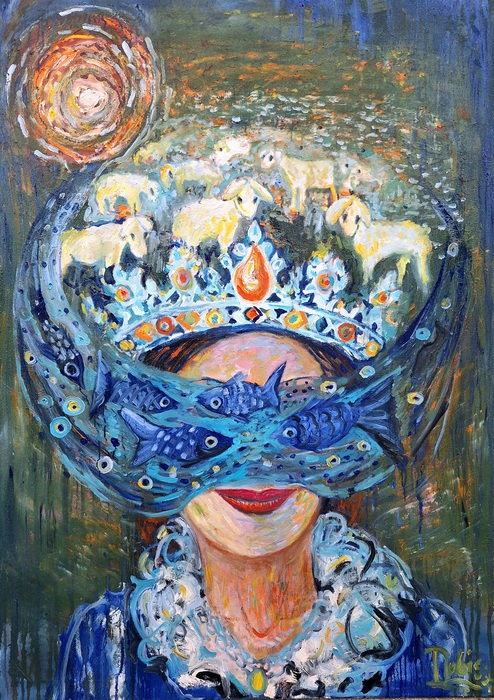 Queen of dreams Painting by Dalma Dobisz