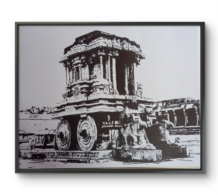 Stone chariot by Kolli Sanjay